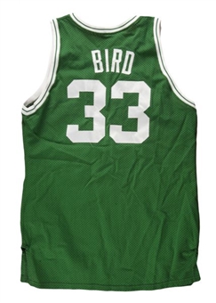 1990-91 Larry Bird Boston Celtics Game Worn Road Jersey